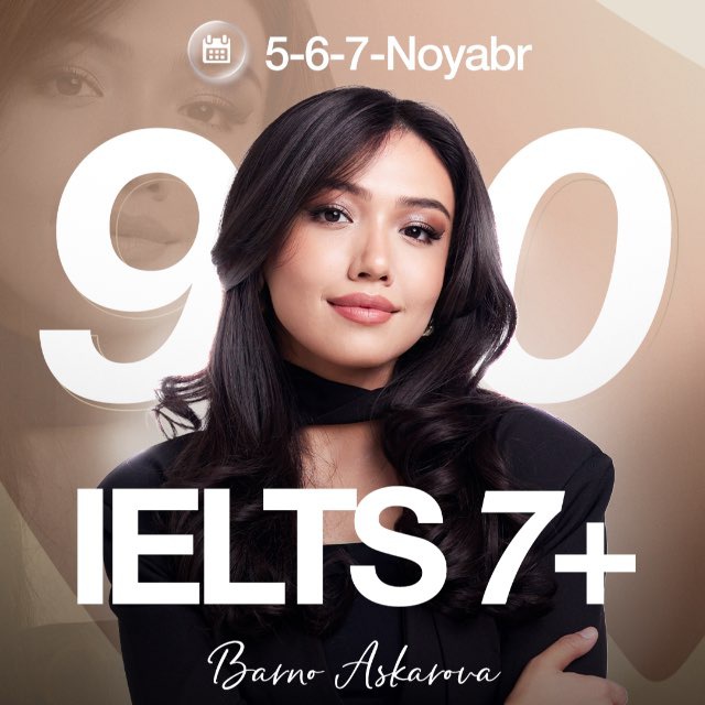 Start: 24-Noyabr l IELTS 7+ l LinguaBarno